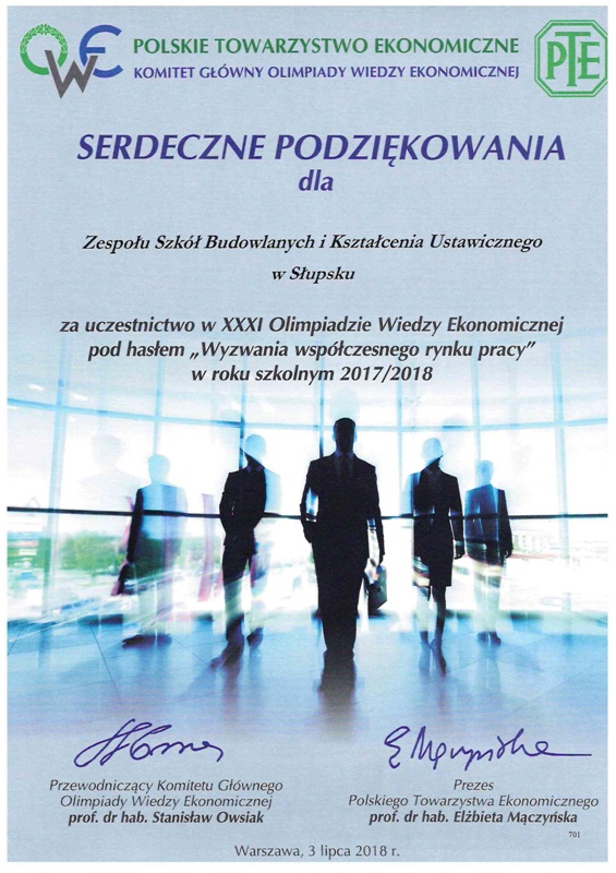dyplom olimpiada ekonomiczna